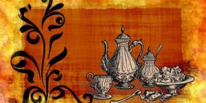 Yellowish Orange Decojewels Feast Table Mat