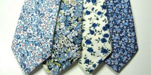 Pantone Colors Polyester Floral Neckties