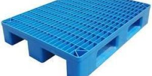 Rectangular Blue Plastic Pallets