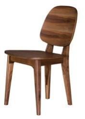 Brown Polished Restaurant Plywood Chair