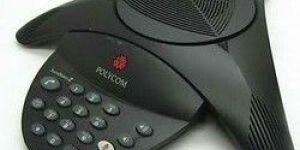 Polycom with Adoptor Sound Station