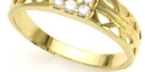 Golden Mens Brass Fashion Finger Rings