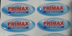 Screen Printing Dome Stickers