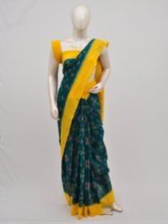 Pochampally Mercerised Cotton Sarees, with Blouse