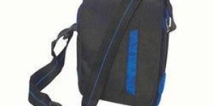 Black Polyester Sling Bag