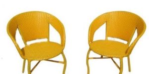 Aoctane FRP Yellow Garden Chair