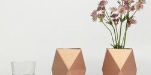 Decorative Copper Flower Vase