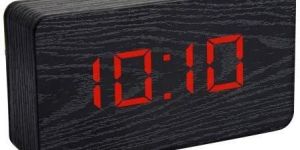 Digital Wooden Clock