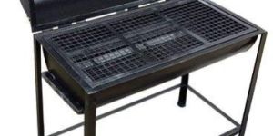 Silver Portable Barbeque Grill