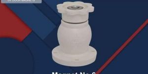 Steel White Magnetic Door Holder