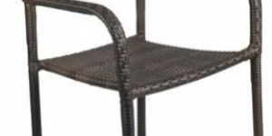 Black Brown Outdoor Chair