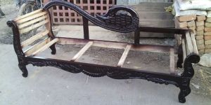 Brown Wooden Wedding Sofa Frame