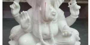 White Marble Ganesha Statue