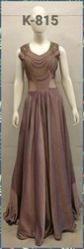 Western Silk Ladies Evening Gown
