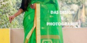 Cotton Silk Jamdani Work Handloom Saree