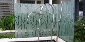 Sandblasted Glass