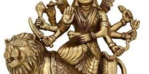 Copper Durga Statue