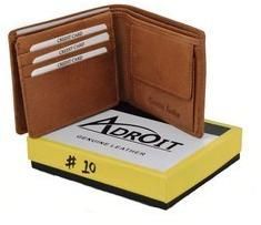 Brown Adroit Leather Wallet