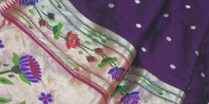 Paithani Border Banarasi Silk Sarees