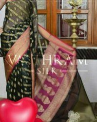 Zari Kora Silk Saree