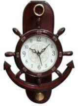 Brown Pendulum Analog Wall Clock