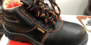 Black & Orange Safety Shoes