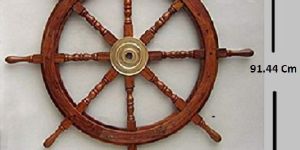 36 Inch Wooden Ship Wheel