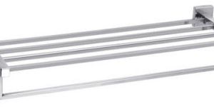 Silver Stainless Towel Rack