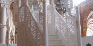 White Marble Masjid Mimber