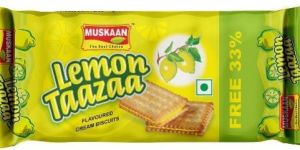 Lemon Flavoured Cream Biscuits