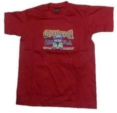 Red Cotton Kids Printed T Shirt