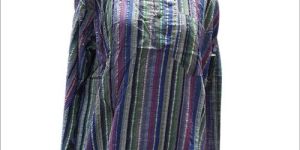 Multicolor Formal Wear Mens Cotton Kurta