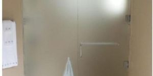 Aysha Acid Etched Glass Door