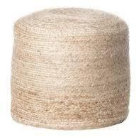 UO-00404030P2 Jute Pouf