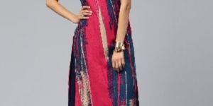 Semi Silk Kurtis