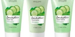 Oriflame Sweden Love Nature Cucumber Face Care Kit