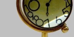 Nautical Brass Stand Hanging Desk Watch Decor Table Clock