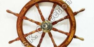 Antique Wooden Ship Wheel36