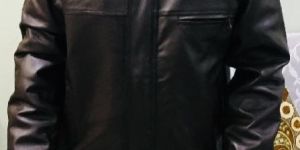Mens Black Leather Jacket