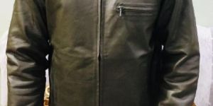 Mens Green Leather Jacket