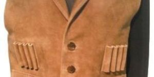 Mens Sleeveless Leather Jacket