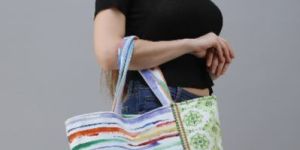 Embroidery Shopper Bag