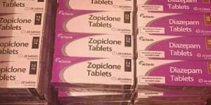 White Zopiclone Tablets