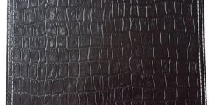 Black Leather Placemat