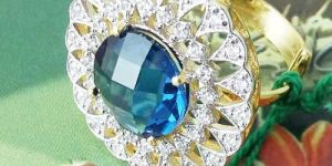Blue Designer Ring