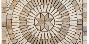 Elegant Yellow Stone Mosaic Tile