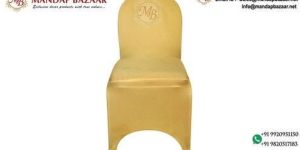 Plain Golden Spandex Fabric
