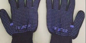 Full Finger Women Dotted Hand Gloves