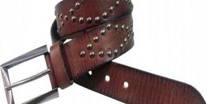 Studded Leather Belt
