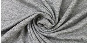 Plain Grey Viscose Knit Fabric